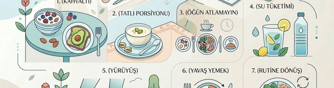 BAYRAMDA SAĞLIKLI BESLENMENİN 7 YOLU